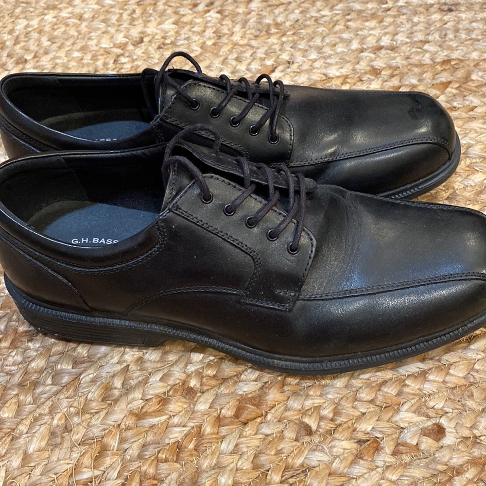 BASS MEN’S CHASE SHOES NWT size 10.5W Black Nunn Bush Chase Plain Toe Oxford Men main image 3